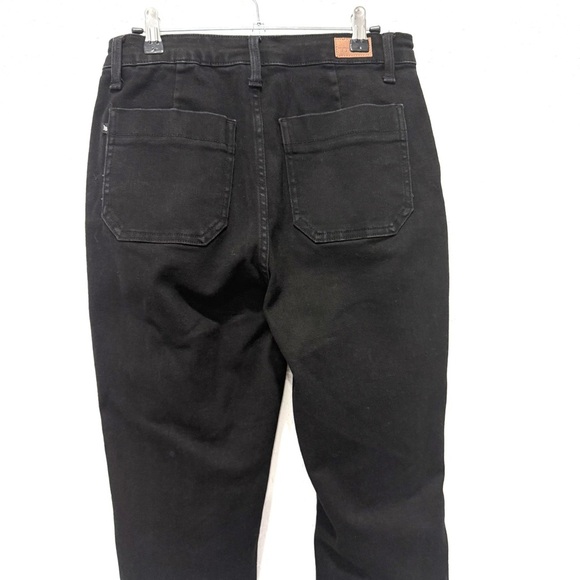 Judy Blue High Waist Jet Black Double Roll Cuff Jogger Jeans 7/28 - Picture 4 of 11